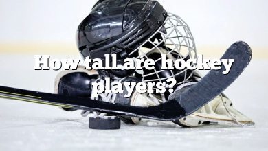 How tall are hockey players?