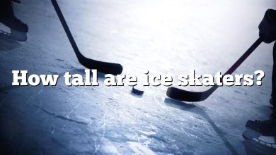 How tall are ice skaters?