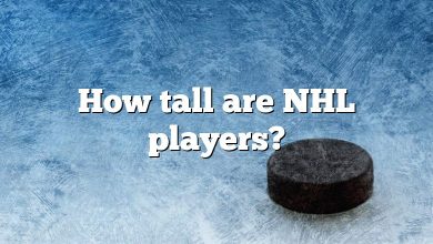 How tall are NHL players?