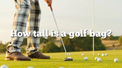 How tall is a golf bag?