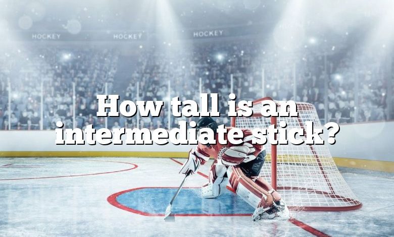 How tall is an intermediate stick?