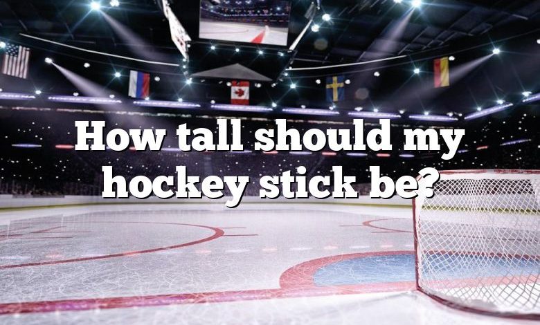 How tall should my hockey stick be?