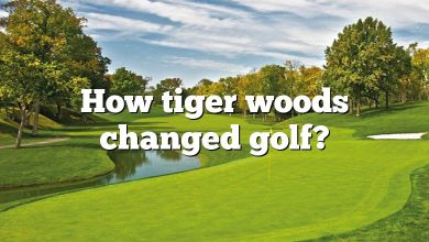 How tiger woods changed golf?