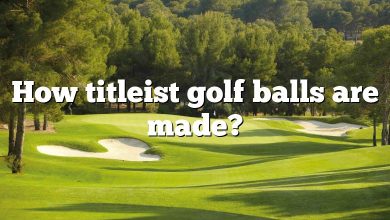 How titleist golf balls are made?