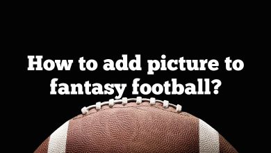 How to add picture to fantasy football?