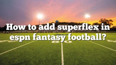 How to add superflex in espn fantasy football?