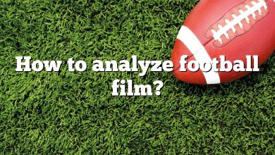 How to analyze football film?