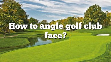 How to angle golf club face?