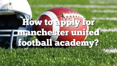 How to apply for manchester united football academy?