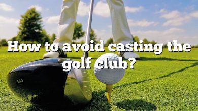 How to avoid casting the golf club?