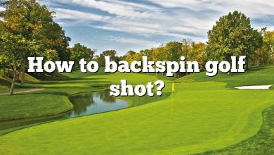 How to backspin golf shot?