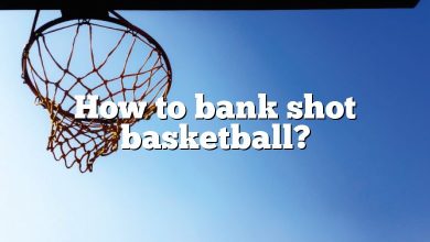 How to bank shot basketball?