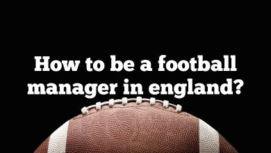 How to be a football manager in england?
