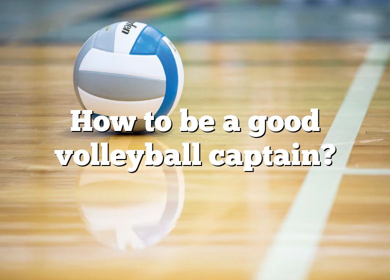 volleyball captain essay
