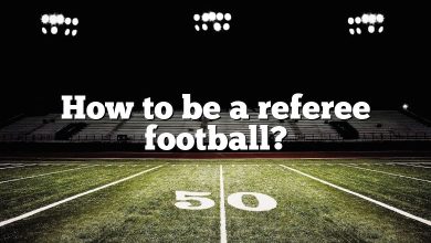 How to be a referee football?