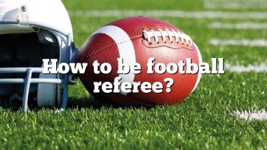 How to be football referee?