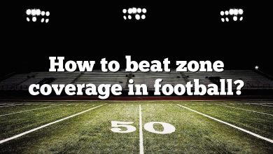 How to beat zone coverage in football?