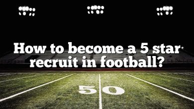 How to become a 5 star recruit in football?