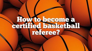 How to become a certified basketball referee?