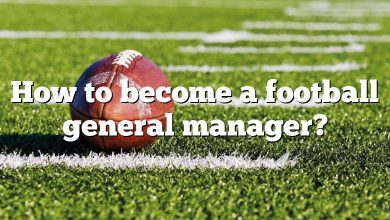 How to become a football general manager?