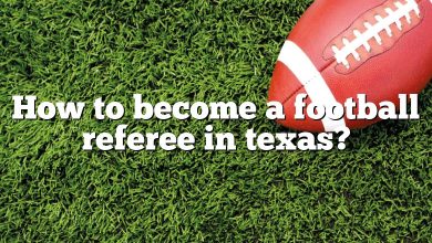 How to become a football referee in texas?