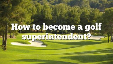 How to become a golf superintendent?