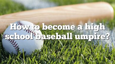 How to become a high school baseball umpire?