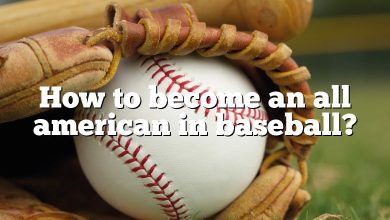 How to become an all american in baseball?