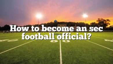 How to become an sec football official?