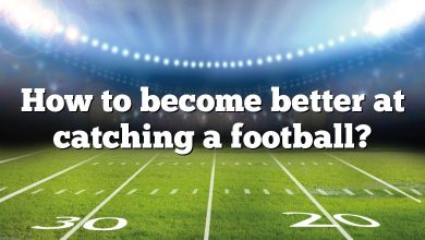 How to become better at catching a football?