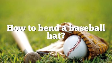 How to bend a baseball hat?