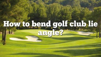 How to bend golf club lie angle?