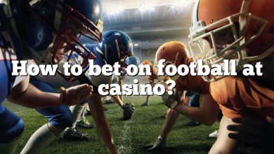 How to bet on football at casino?