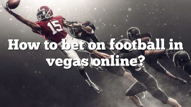 How to bet on football in vegas online?