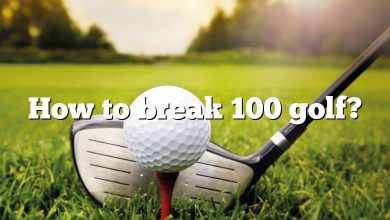 How to break 100 golf?