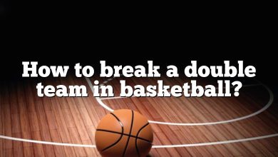 How to break a double team in basketball?