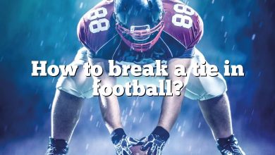 How to break a tie in football?