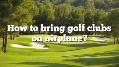 How to bring golf clubs on airplane?