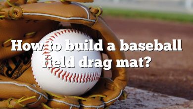 How to build a baseball field drag mat?