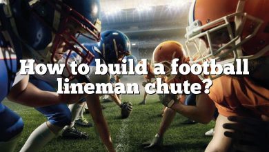 How to build a football lineman chute?