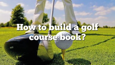 How to build a golf course book?