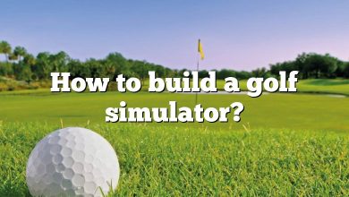 How to build a golf simulator?