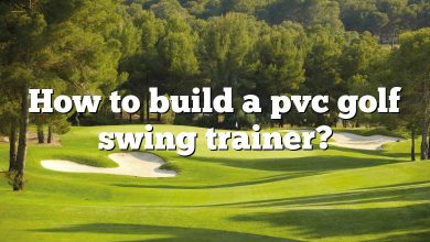 How to build a pvc golf swing trainer?