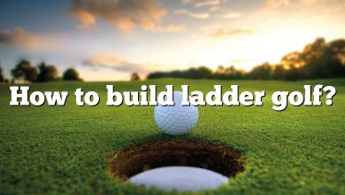 How to build ladder golf?