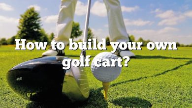 How to build your own golf cart?