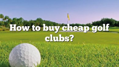 How to buy cheap golf clubs?