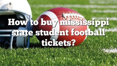 How to buy mississippi state student football tickets?