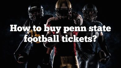 How to buy penn state football tickets?