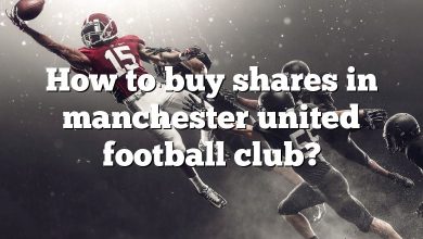 How to buy shares in manchester united football club?