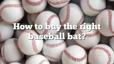 How to buy the right baseball bat?